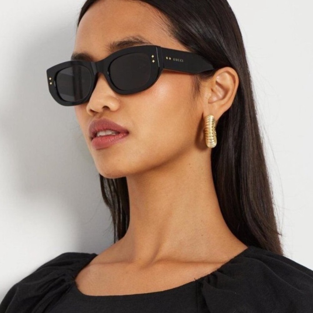 NEW GUCCI SUNGLASSES GG1215S 002 BLACK UNISEX EYEWEAR GUCCI - Picture 10 of 16